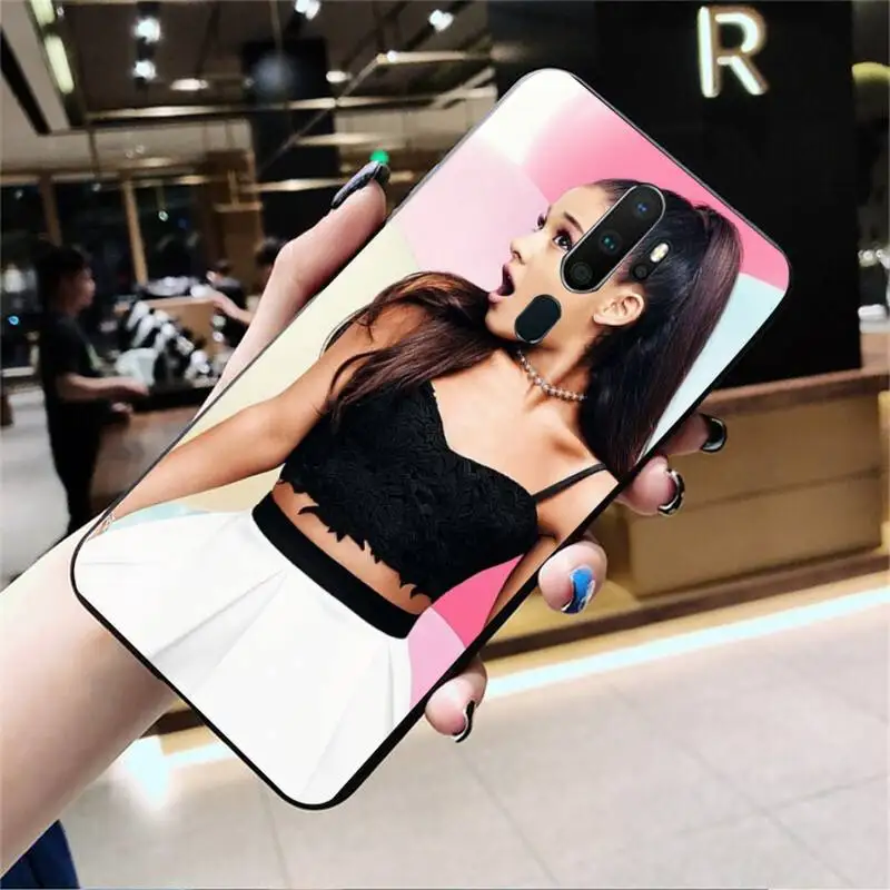 

0 Ariana Grande Black Soft Phone Case For Oppo Reno2 Z 2Z Realme5 6 Pro R9S 11 Plus 15 17 Pro