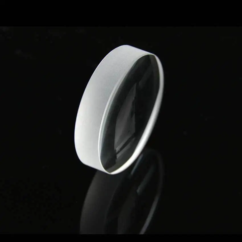 Оптическое стекло плоско-выпуклая линза диаметр 10 мм фокусное расстояние 21