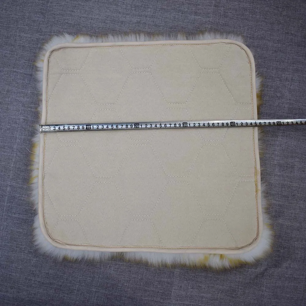 MS. Softex подушка из натурального меха плюшевая натуральной овчины с лисьим мехом 45