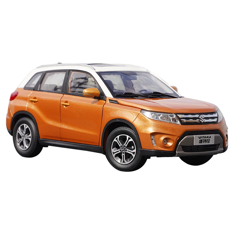Классическая оригинальная фабрика Changan оранжевая/красная/белая 1:18 Suzuki Vitara литой
