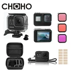 Аксессуары для Gopro 8 Black, водонепроницаемый чехол на 60 м, корпус, фильтр для дайвинга, Защитная сумка для экрана для Go Pro Hero 8 Black