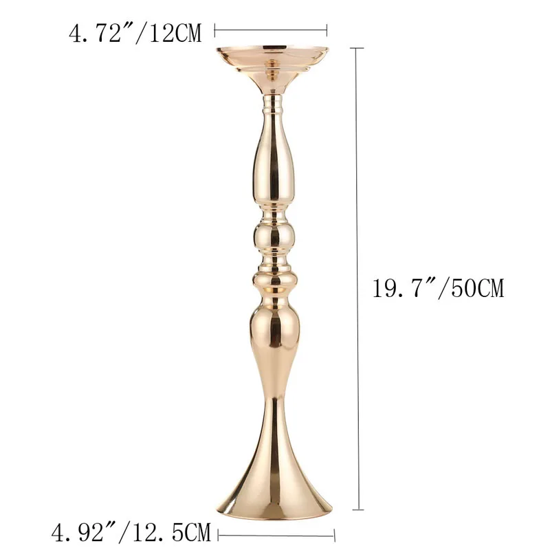 Металлический подсвечник 2 шт./лот элегантные настольные подсвечники для стола