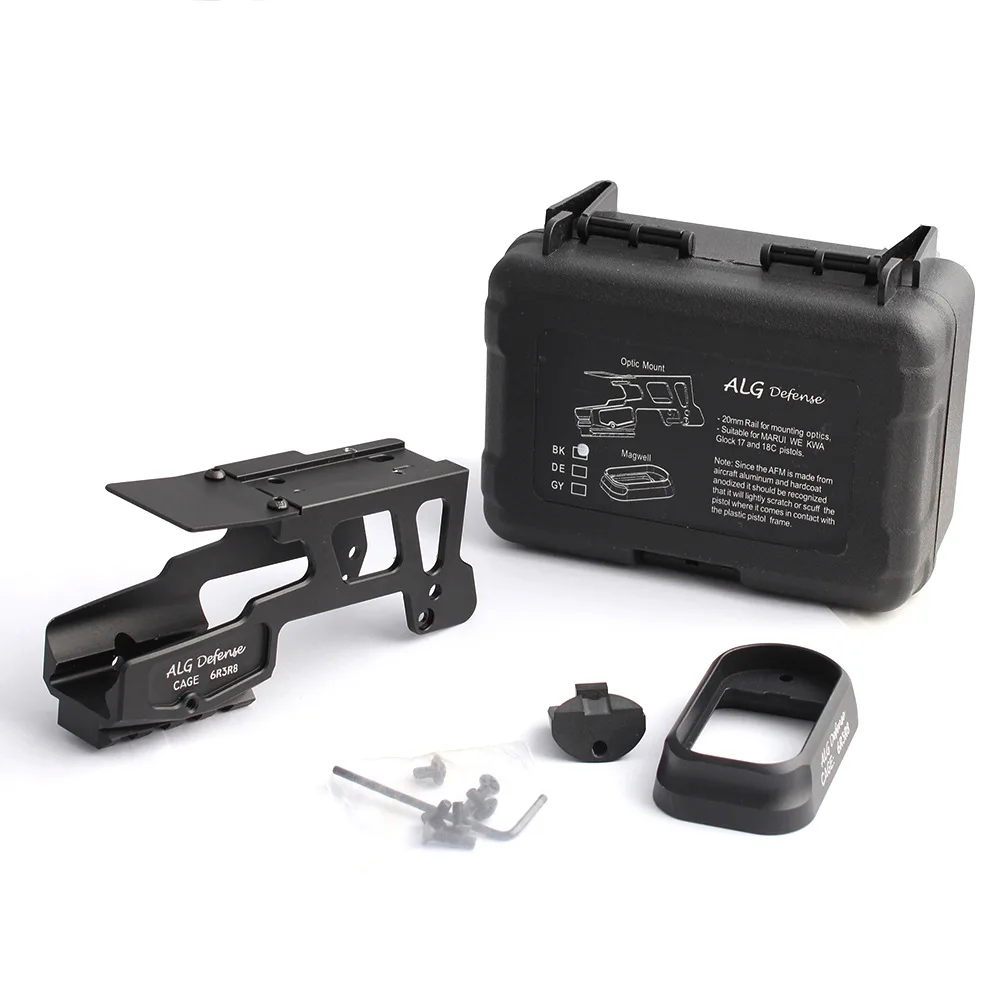 Тактические аксессуары для охотничьей винтовки AR 15 ALG 6-Second Mount для пистолетов Glock 17 18C с расширенным магазином и планкой пикатинни шириной 20 мм.