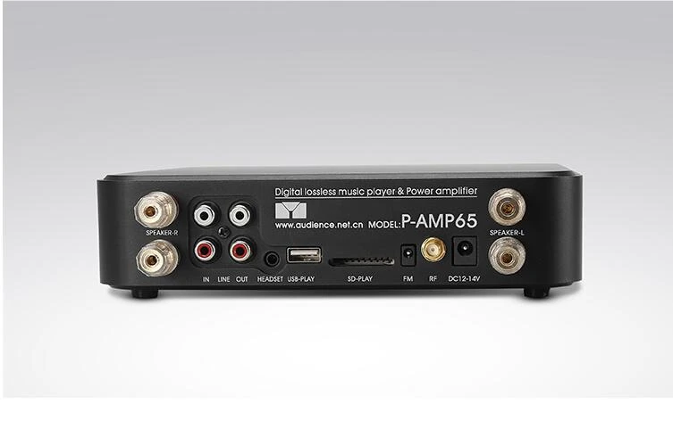 catherin Серебряный hifi50W* 2 Пульт дистанционного управления беспроводной Bluetooth USB усилитель