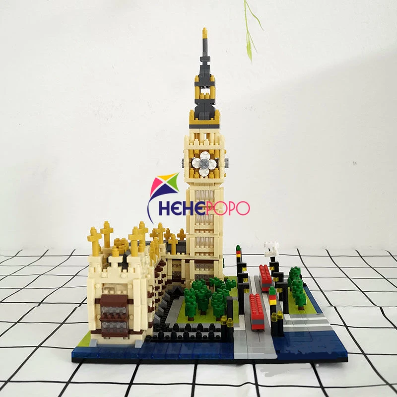 YZ058 всемирно известная архитектура Элизабет Биг Бен 3D модель DIY маленькие Мини