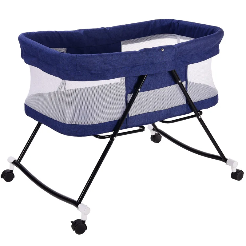IMBABY Складная портативная детская кроватка для новорожденных кровать сна