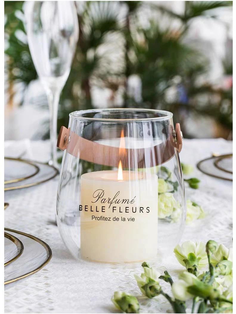 Портативная стеклянная ваза креативная банка для хранения украшение гостиной