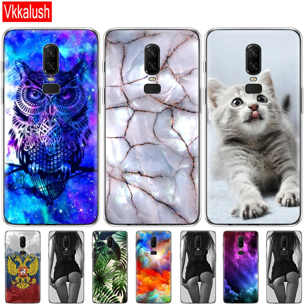 Мягкий силиконовый прозрачный чехол для телефона из ТПУ Oneplus 6 One Plus задняя крышка