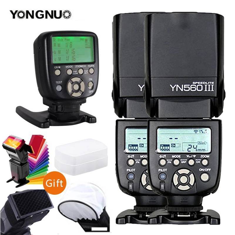 Беспроводная вспышка YONGNUO YN560III YN560 III триггер для Canon Nikon Olympus Pentax Fuji с функцией