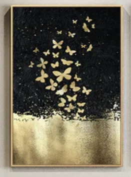 WW104 рамка холст Золотая Рыба Настенная картина Абстрактные постеры для гостиной