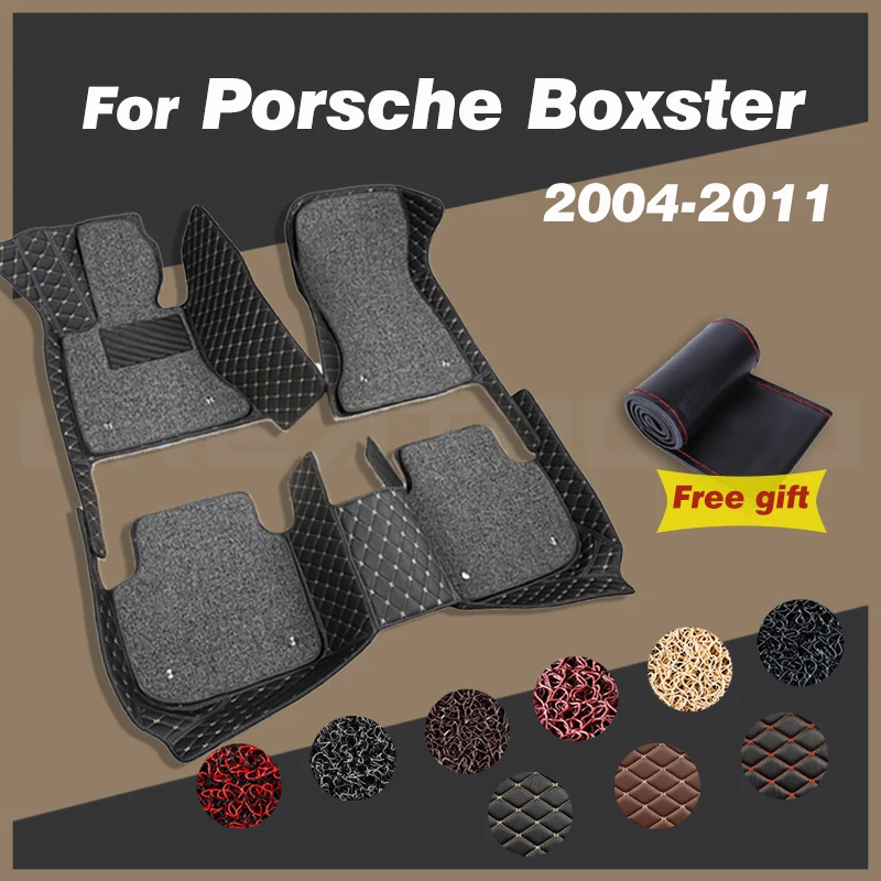 

Автомобильные коврики для Porsche Boxster 2004-2008 2009 2010 2011, автомобильные накладки на ножки, коврик на заказ, аксессуары для интерьера, детали для украшения