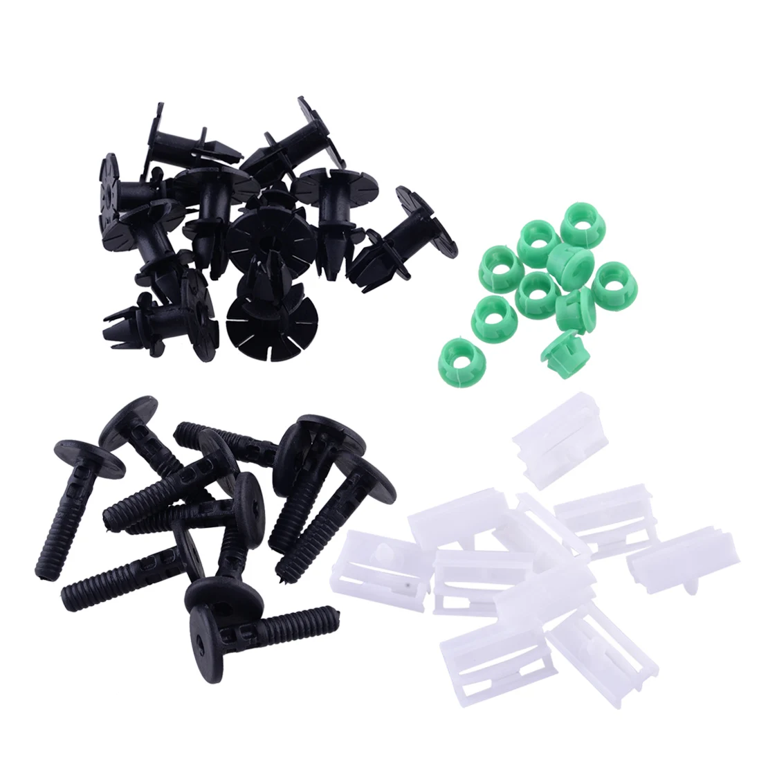 

40Pcs Car Door Side Skirt Fitting Buckle Clip Studs Kit Fit for BMW 3 Series E90 E91 Saloon & Estate
