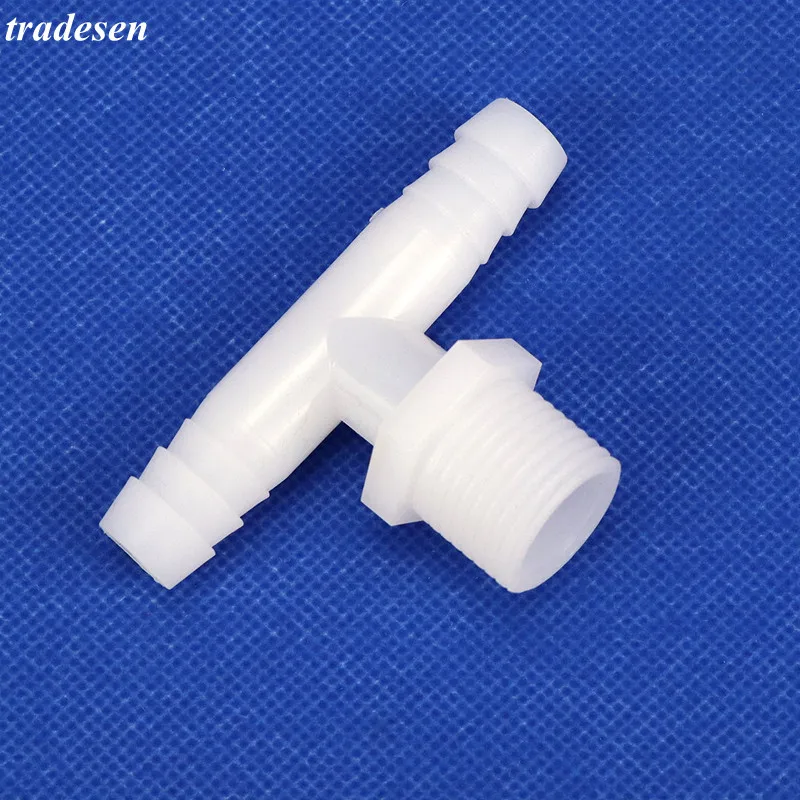 G1/2 To 6~12mm PE Hose Pagoda Connector Aquarium Garden Silicone Tube 3-Way Joints Irrigation Drip Water Pipe Fittings | Дом и сад