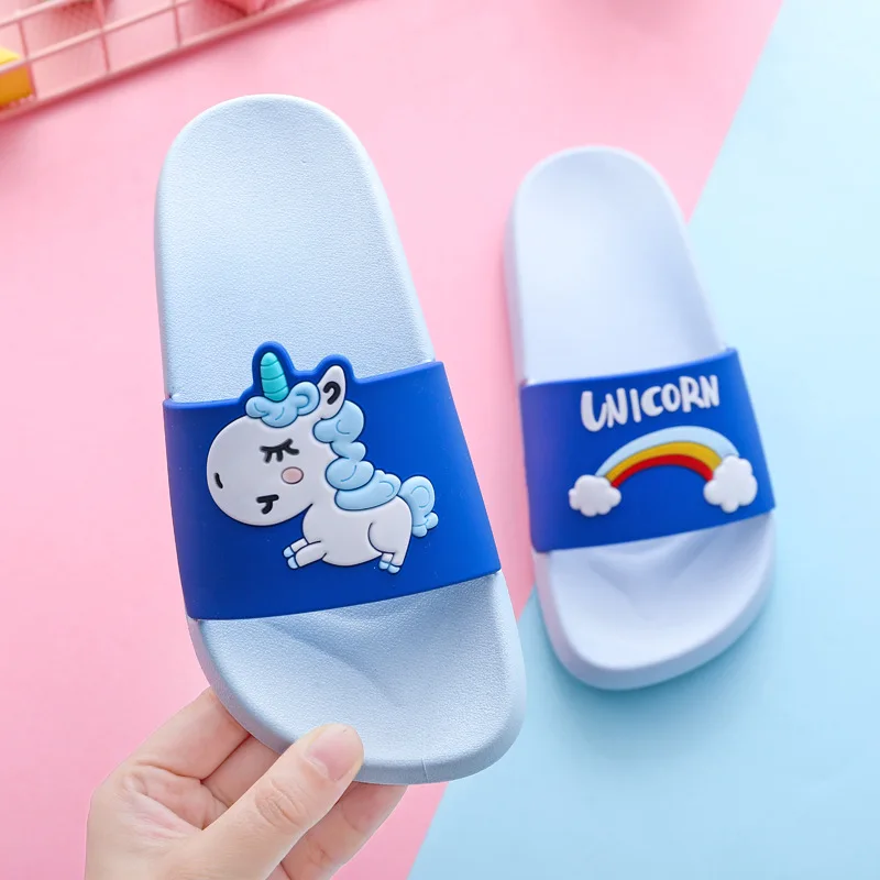 Детские тапочки для мальчиков и девочек домашние детские милые сандалии с