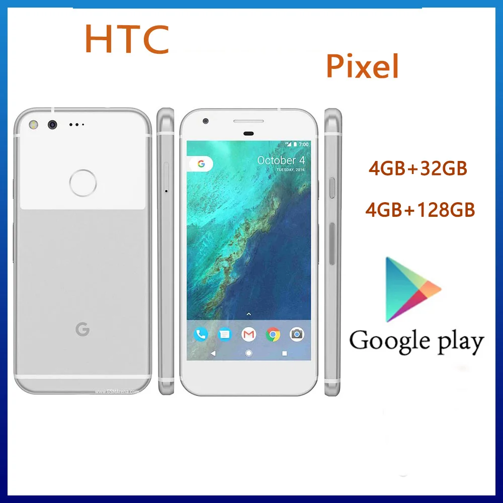 Smartphone Google HTC Pixel 5.0' inch Quad Core Single sim 4G Android 7.1 4GB RAM 32GB ROM 98 New | Мобильные телефоны и