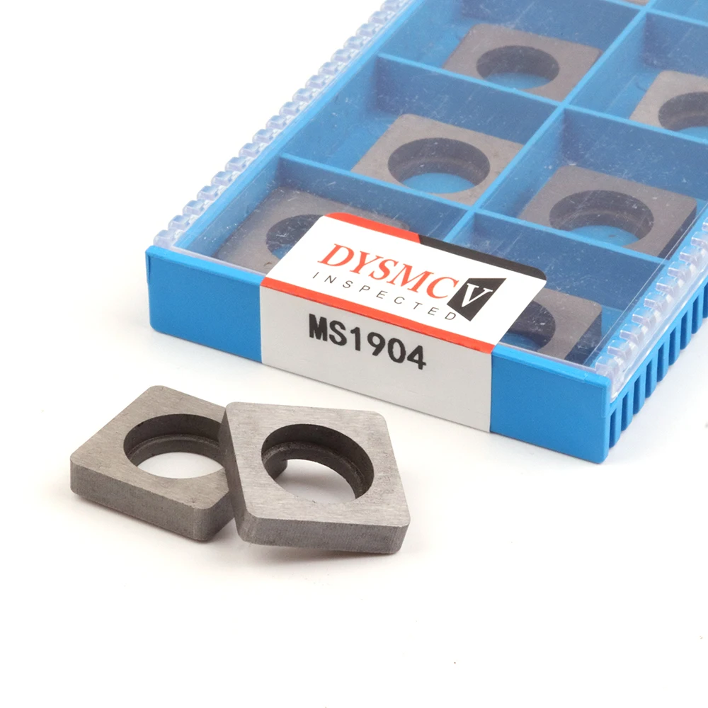 MS0903 MS1204 MS1504 MS1904 junta de carburo a prueba de golpes CNC hoja de torno se puede utilizar para la protección de cuchillas de torneado convencional