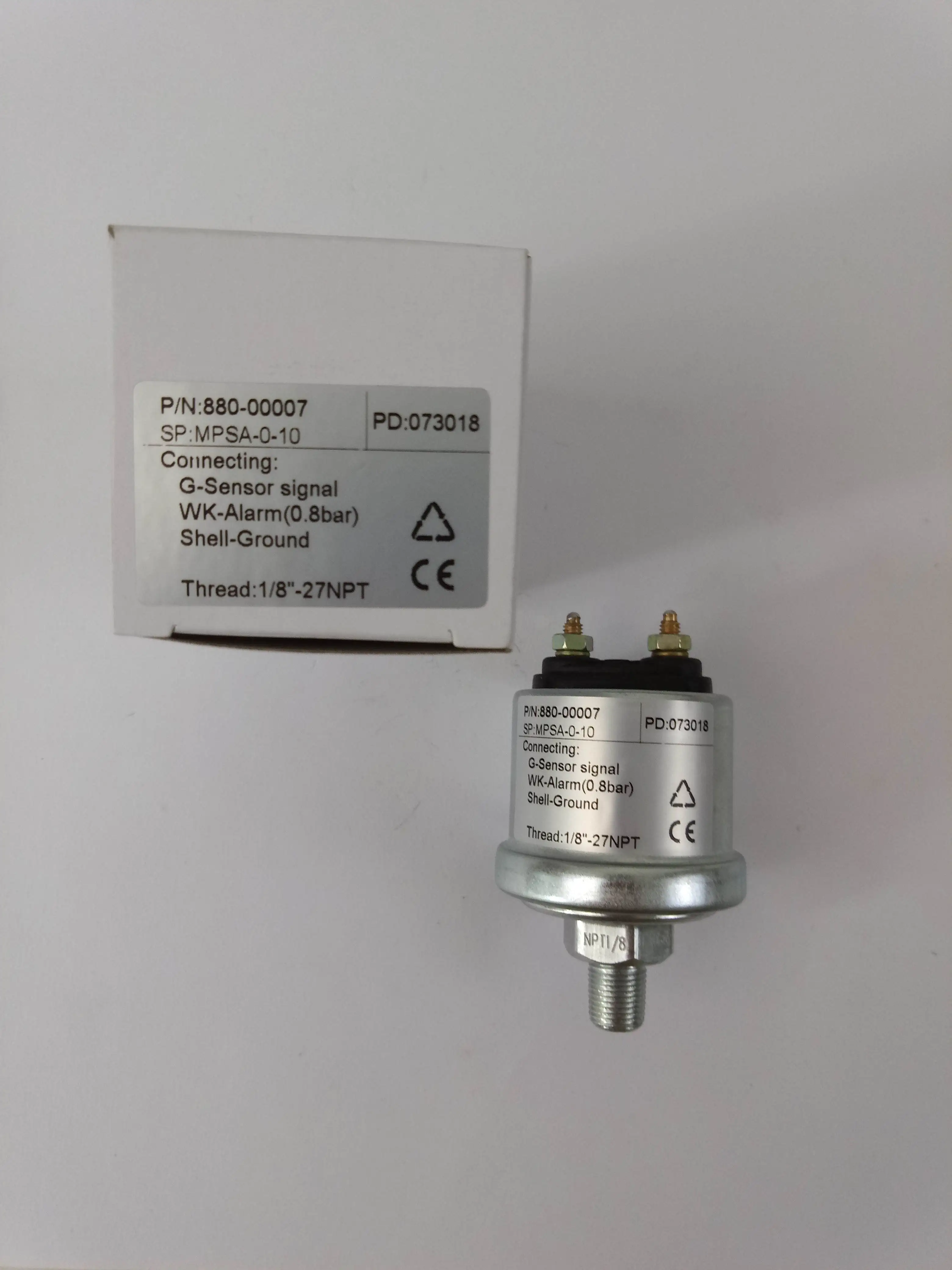 

NPT -1/8,0-10 BAR Gauge Sensor