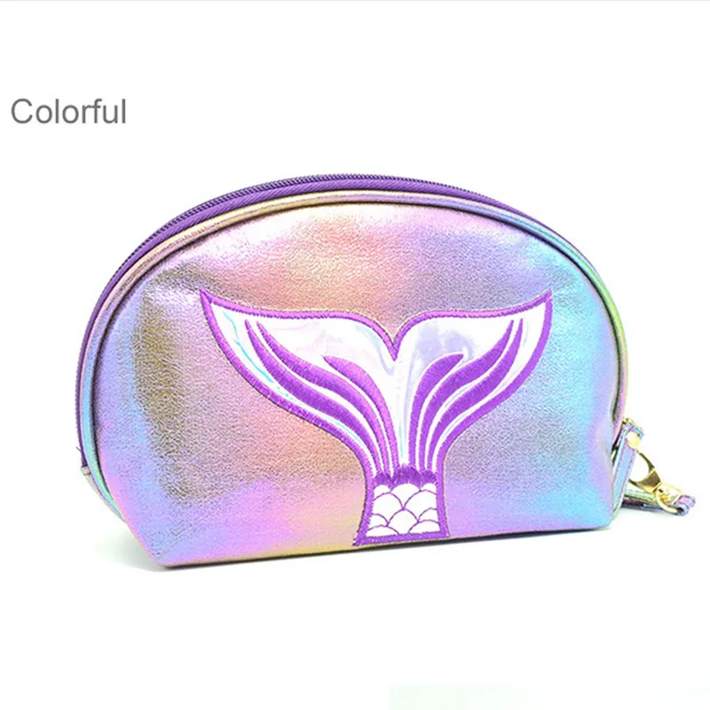 Женский кожаный мини-кошелек для монет с хвостом русалки на молнии | Багаж и сумки