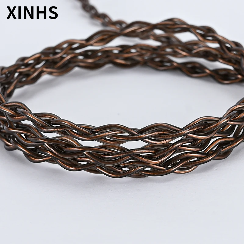

Factory direct sales 7N Single Crystal Copper LITZ headphone cable MMCX/0.78mm 2 Pin/QDC/TFZ Upgraded Earphones Cable