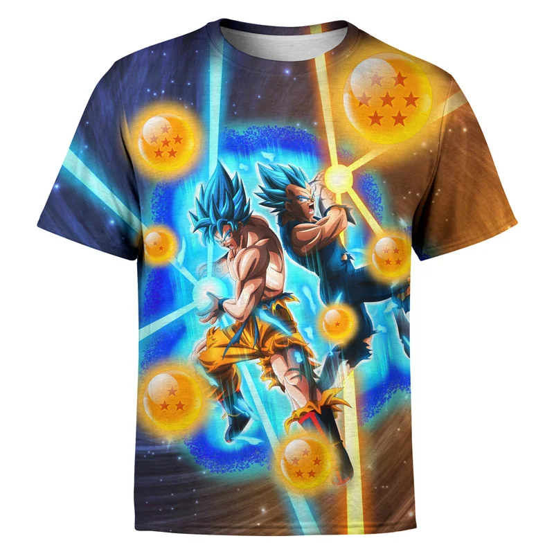 

Dragon-Ball T-shirt Vegeta T-shirt Boys T-shirt Kids Japanese Anime Clothing Childrenâ€™s Clothing Gohan Beerus Top T-shirt Boys