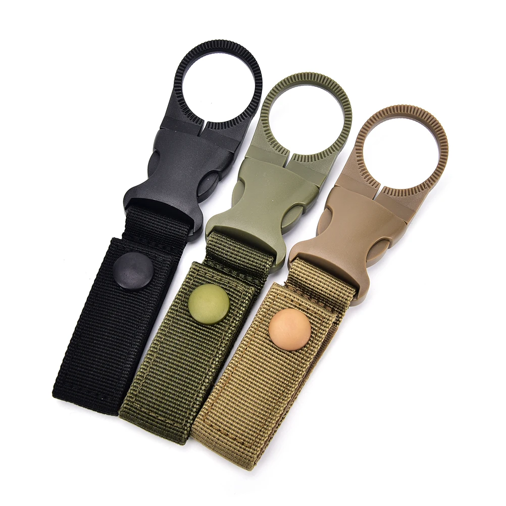 

Multifunction Molle Webbing Backpack Hanger Hook Carabiner Water Bottle Camp Outdoor Buckle Hook Holder Travel Kit Survival Tool
