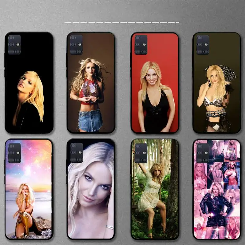 

HIMONBEN Britney Spears Phone Case For Samsung S21 S30 S10 S9 S8 S7 S6 S5 plus lite ultra edge soft Cover Fundas