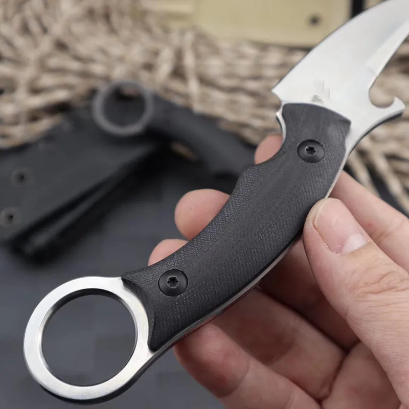 Тактический нож HS Tools Mako охотничий Клинок с фиксированным лезвием из стали 5Cr1 3Mov