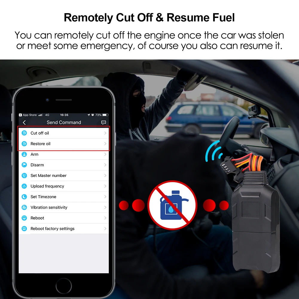 GPS трекер автомобильный локатор голосовой мониторинг топлива ГЛОНАСС устройство