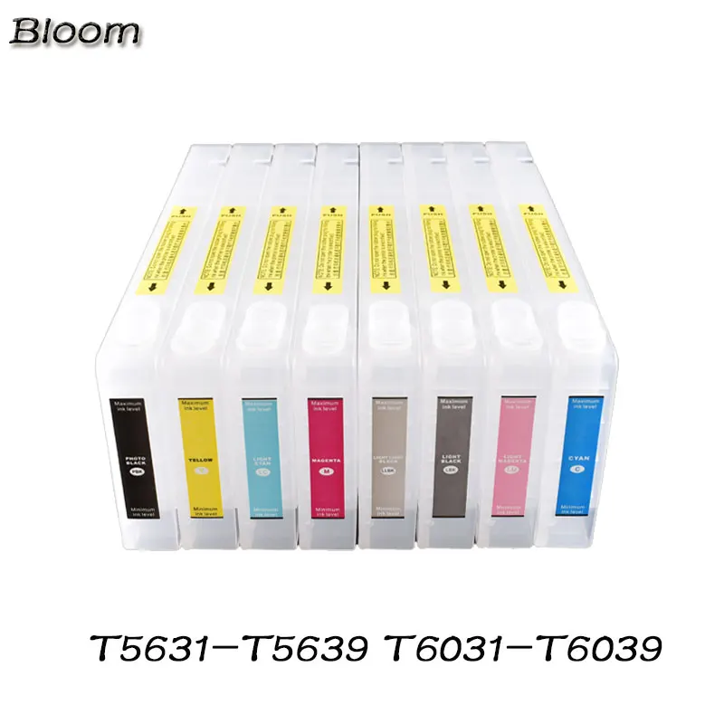 Перезаправляемый картридж+ обломок Resetter для Epson Stylus Pro 7800 9800 7880 9880 принтер T5631-T5639 T6031-T6039 чернильный картридж