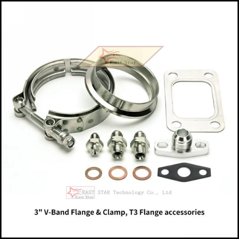 Turbo GTX3071R Заготовка колеса с двумя шарикоподшипниками Гоночный турбокомпрессор