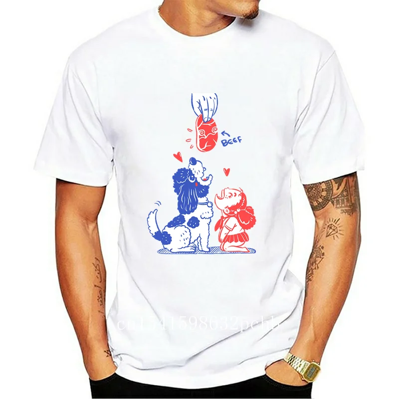 

Cotton Fashion Printed Short Sleeve T Shirt Children Cute Dog Youth Men's And Women's T Shirt
