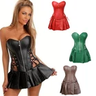 Женский Готический женский костюм, сексуальная эротическая мини-юбка со шнуровкой, стринги, косплей, нарядное платье для вечеринки, карнавала, Хэллоуина