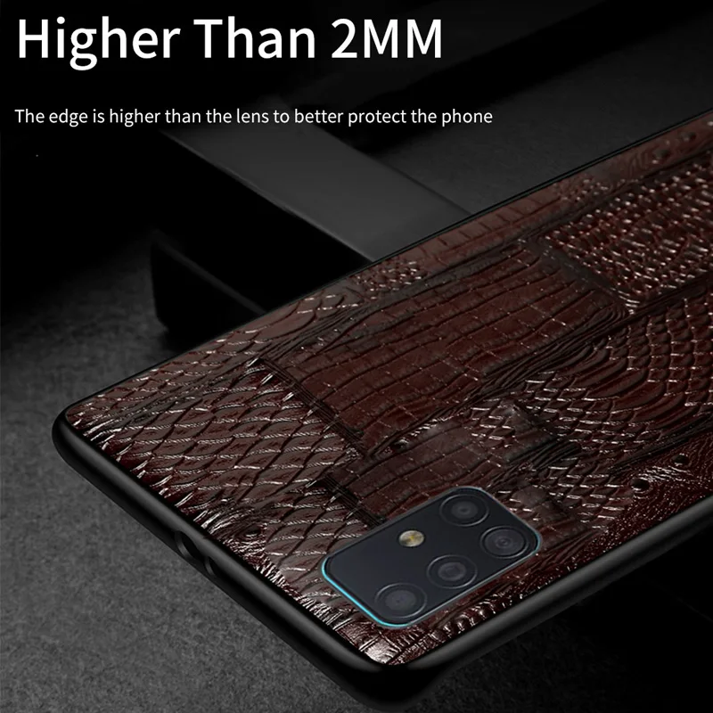 for samsung galaxy a72 a32 a52 5g ultra back cover genuine leather first layer cowhide a70 a71 a51plus 4g mobile phone case free global shipping