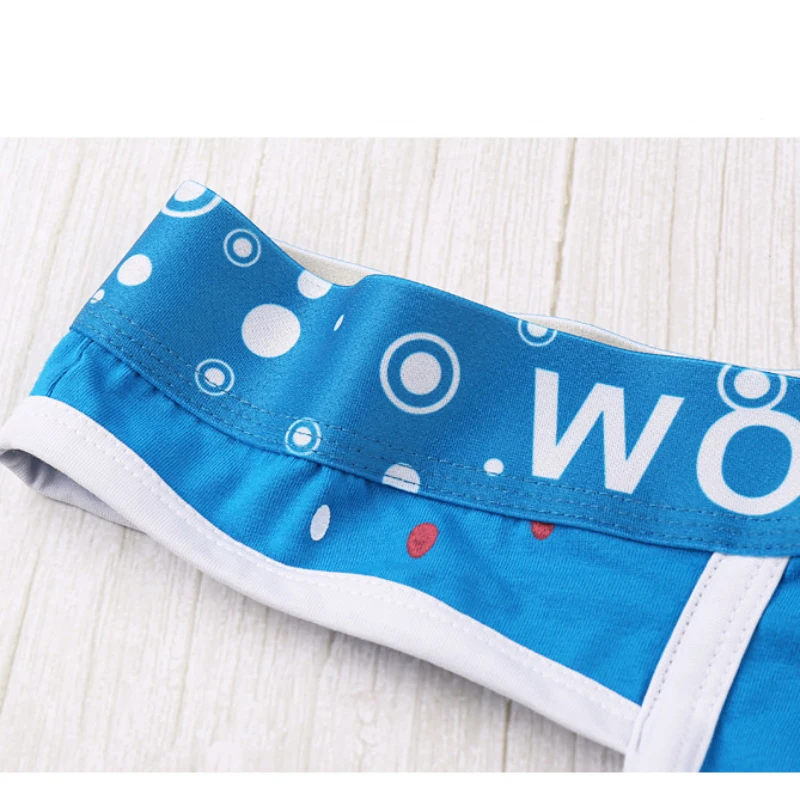 AIIOU для мужчин хлопок нижнее бельё девочек принт стринги бандаж трусики мешочек