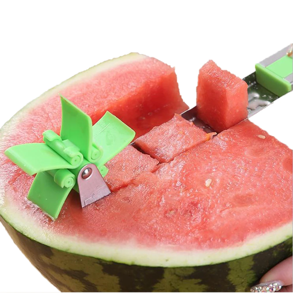 Нож для нарезки дыни 304 Нержавеющая сталь в форме ветряной мельницы Cut машина