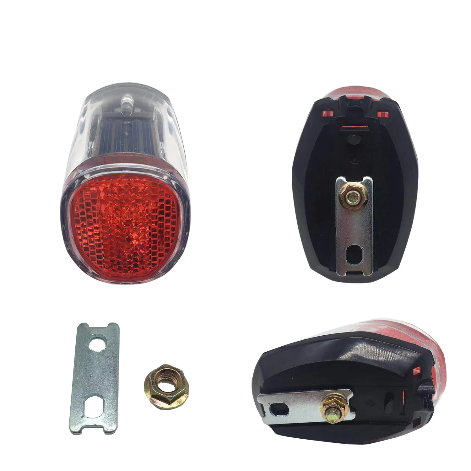 Okfeet MTB Mountaion Bicycle Bike Rear Tail Induction Light Natural Sunlight with Solar Energy Inside Battery | Спорт и развлечения