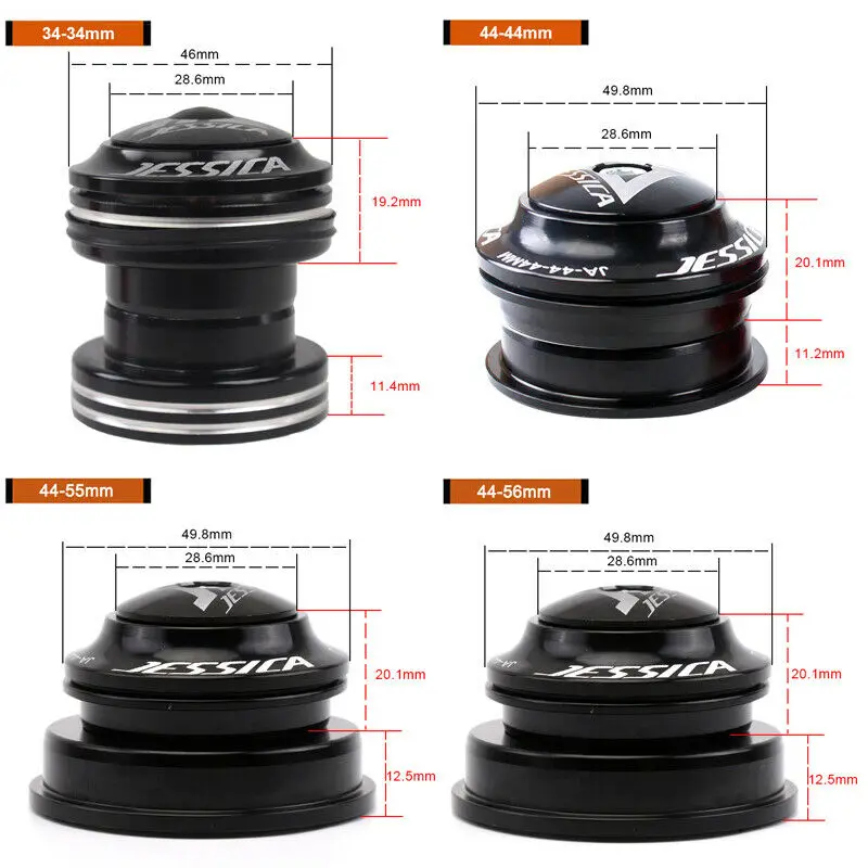 Подшипники с ЧПУ для шоссейного велосипеда размеры 34/44/44 55/44 56|Гарнитура