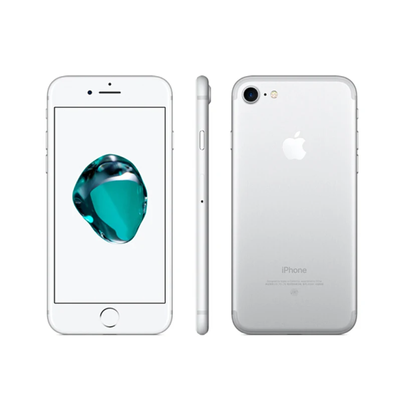 T-Mobile версия Apple iPhone 7 A1778 LTE мобильный телефон 4," 2 Гб ОЗУ 32 ГБ/128 ГБ/256 Гб ПЗУ отпечаток пальца NFC одна SIM смартфон - Цвет: 2GB 32GB Silver