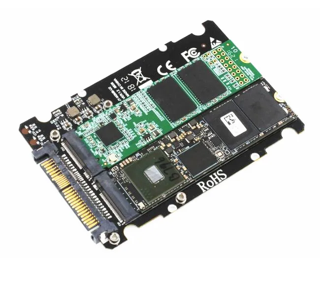 Новый 2 в 1 M.2 NVMe SATA Bus NGFF SSD к PCI e U.2 SFF 8639 адаптер PCIe M2 конвертер для настольного
