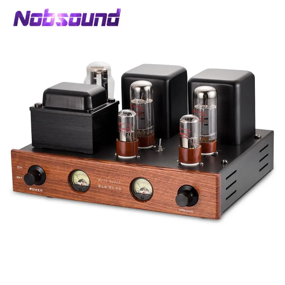 

Nobsound HiFi EL34, вакуумный телефон, односторонний домашний стерео аудио усилитель 12 Вт