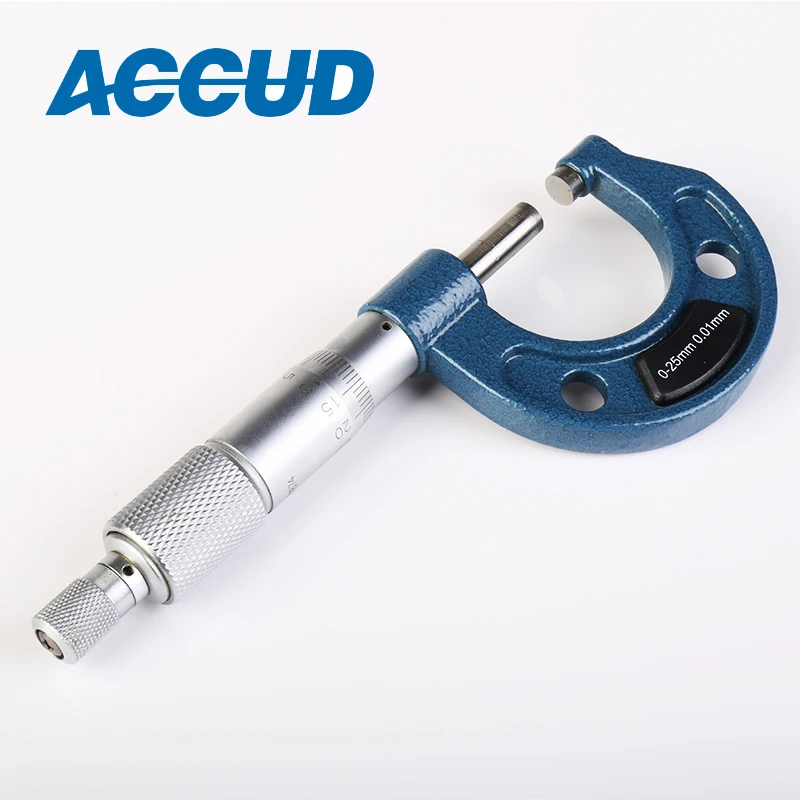 Наружный микрометр ACCUD 0 25/25 50/50 75/75 100/100 125/125 мм|Микрометры| |