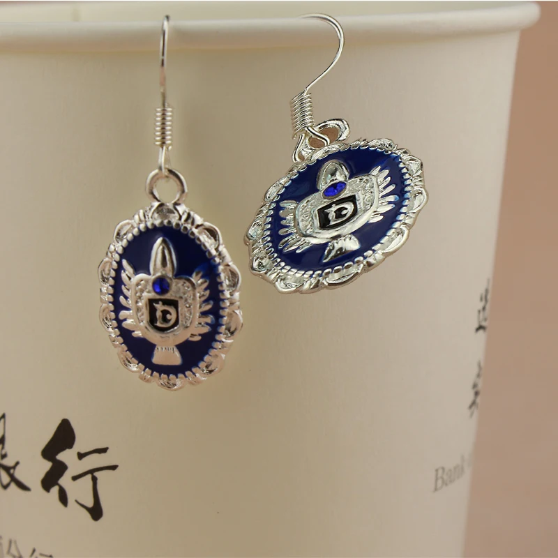 Высокое качество детских вампира Дневники Стерлинговое Деймона Стиль серег панк