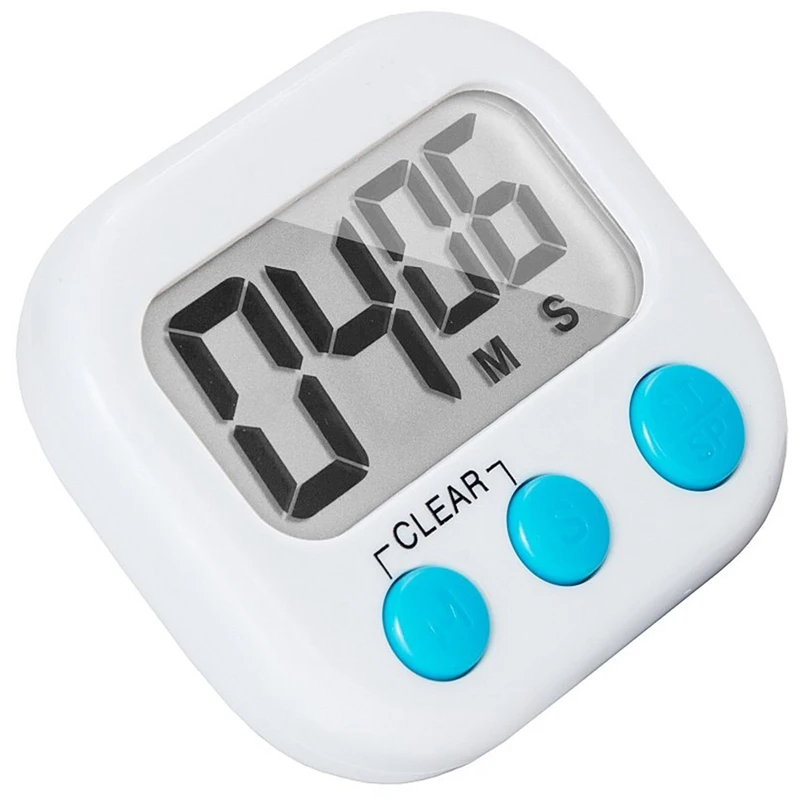 12 упаковок цифровой кухонный таймер для приготовления пищи класс маленький