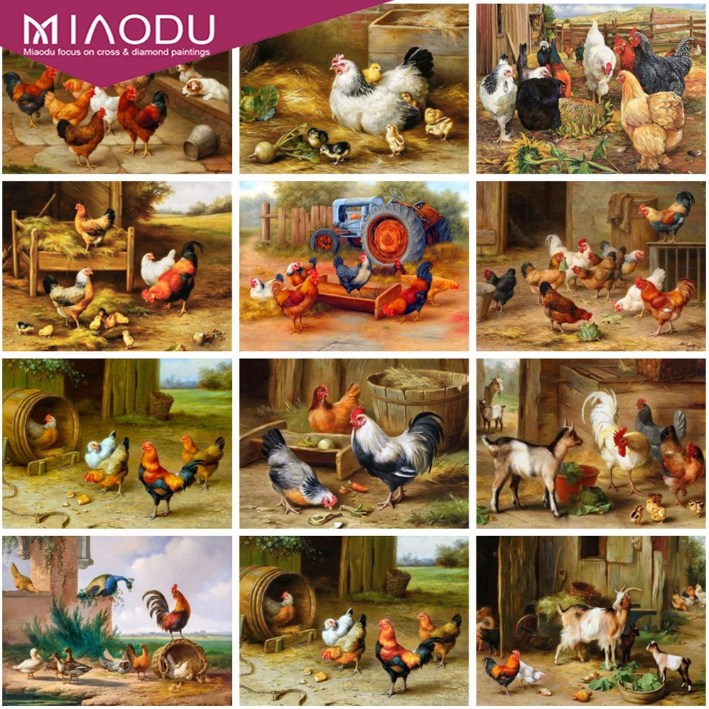 

Dbqp 5d Diamond Painting New Arrivals Animal Diamond Embroidery Sale Chicken Pictures Of Rhinestones Mosaic Handmade Gift