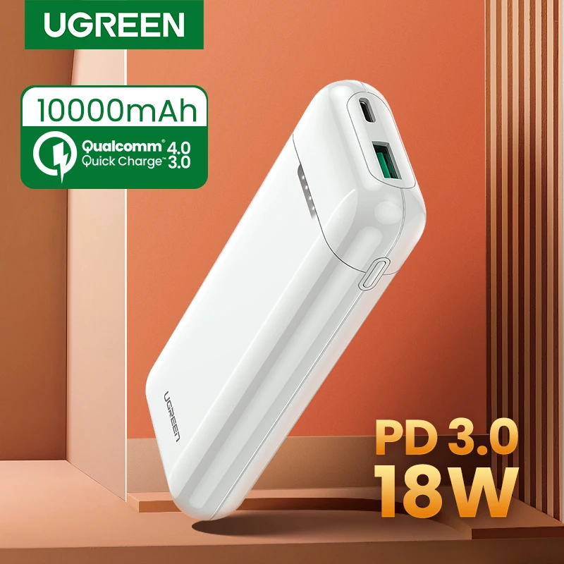 Портативный внешний аккумулятор Ugreen 10000 мАч быстрая зарядка 3 0 PD для Mix 2s внешняя