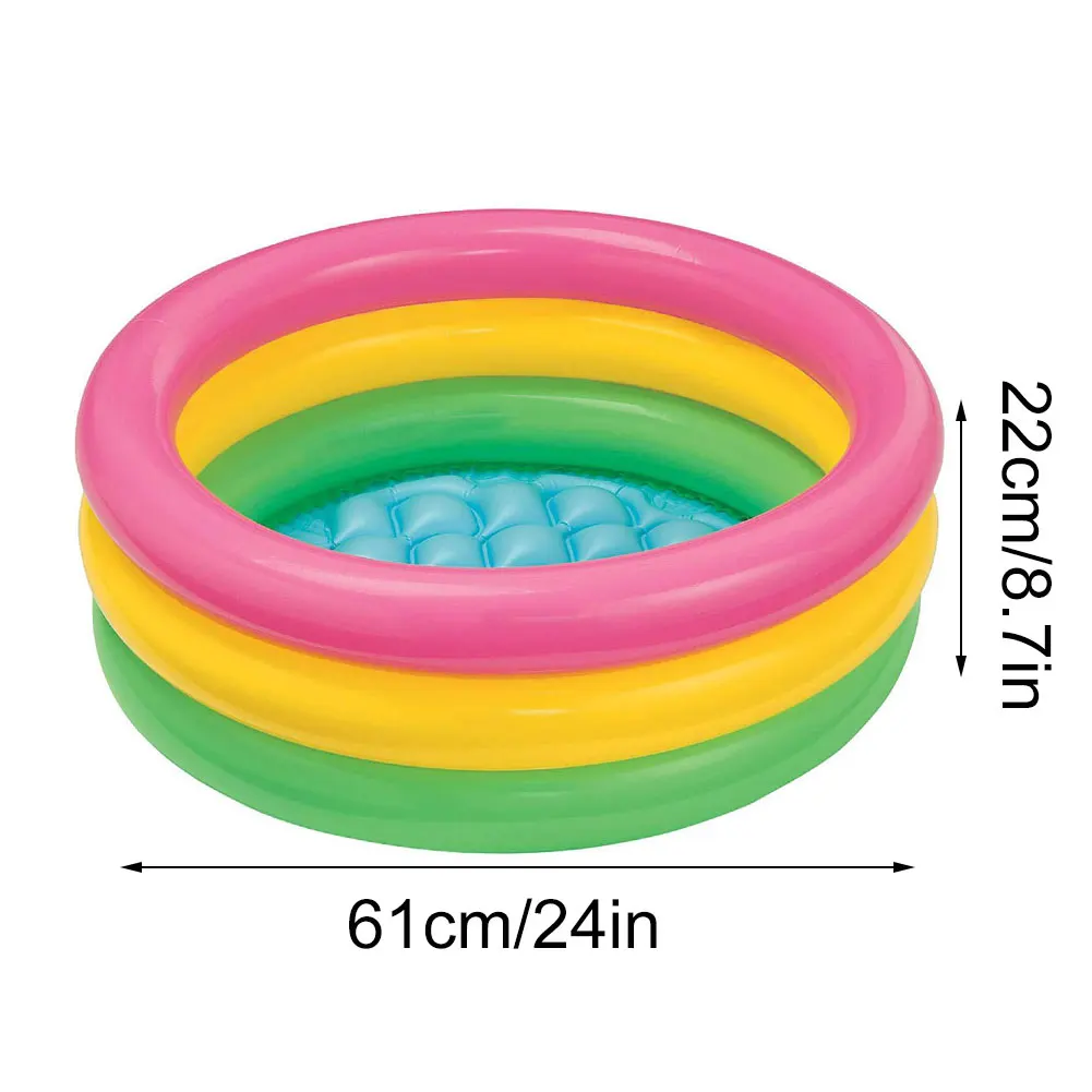 

Summer Baby Inflatable Bathtub Kids Round Inflatable Swimming Pool Blow Up Baby Bathtub Portable Kids Outdoors Sport Play Toys