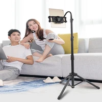 adjustable tablet tripod floor stand for 5 13 inch for iphone samsung ipad pro 12 9 mount support universal tablet phone holder