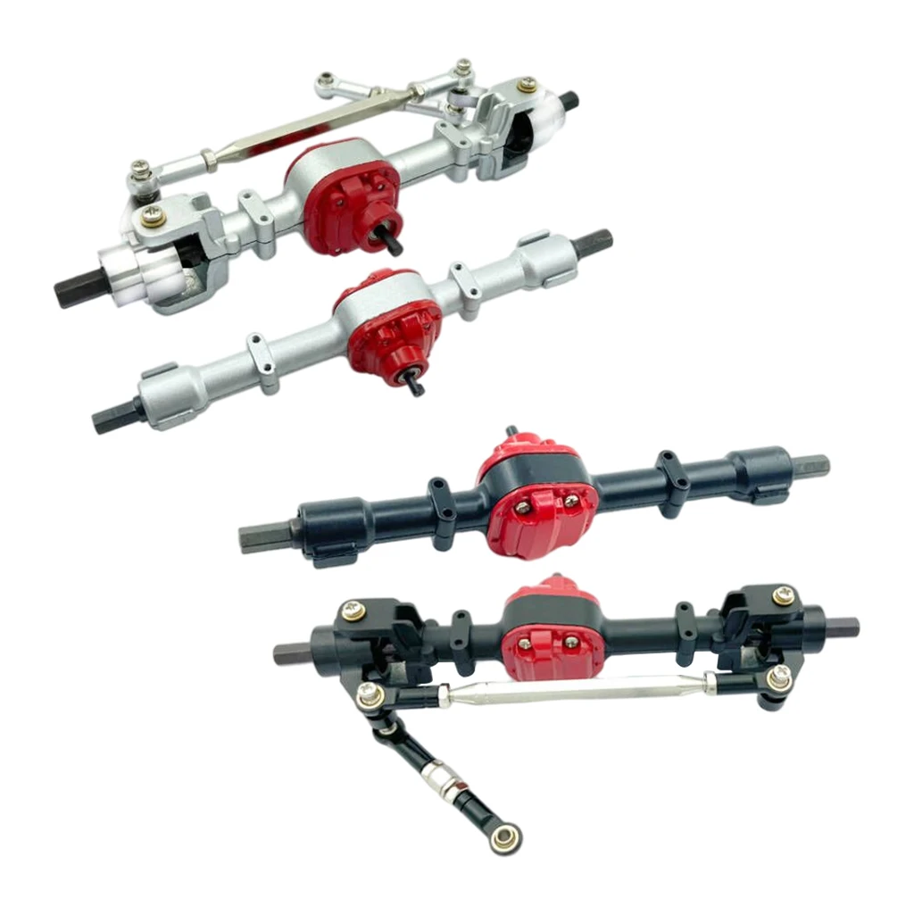 

Передняя и задняя оси из металлического сплава CNC для D90 D91 MN90 MN96 MN99 MN99S FJ45 1/12 радиоуправляемая внедорожная гусеничная машина