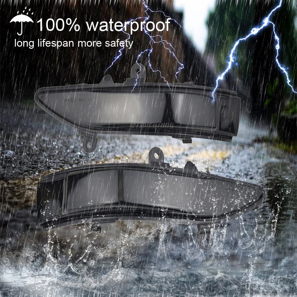 

2Pcs LED Dynamic Turn Signal Light For Subaru Forester Tribeca Side Mirror Blinker Indicator For Subaru Outback Legacy 2008-2011