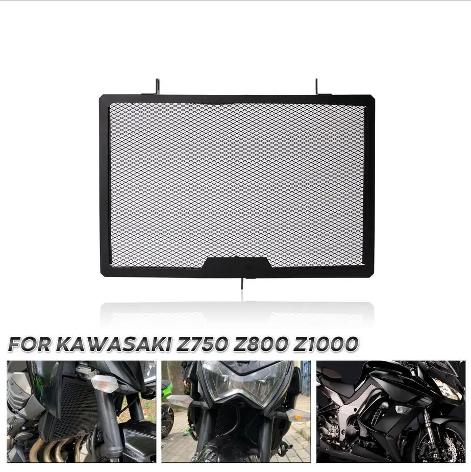 Мотоциклетный охладитель решетка радиатора Защитная крышка для гриля Kawasaki Z1000 Z800